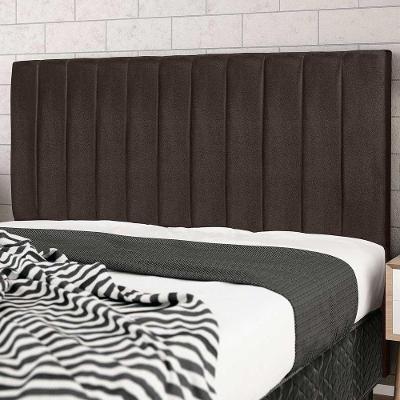 Cabeceira Casal Jbe Camboriú Bege 144cm Cama Box 138 Marrom