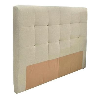 Cabeceira Mh-2680 Herval Estofada King Para Colchão 193 Cm Linho Bege C