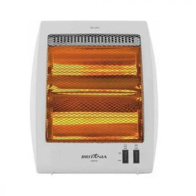 Aquecedor Britânia Ab800b 800w Com 2 Potências Branco 127v