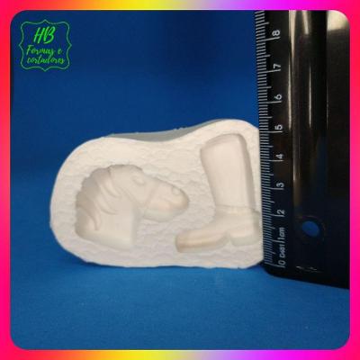 Molde Silicone Bota e Cavalo Gaúcho