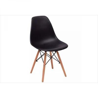 Cadeira Eiffel Charles Eames Abs Base De Madeira Dsw