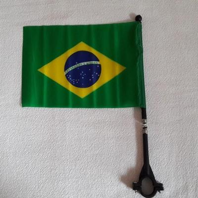 Bandeiras Brasil Para Bicicleta 2 Peças