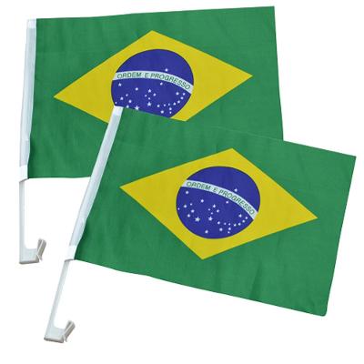 Bandeira Brasil Carro 30 X 40 Cm 2 Unidades