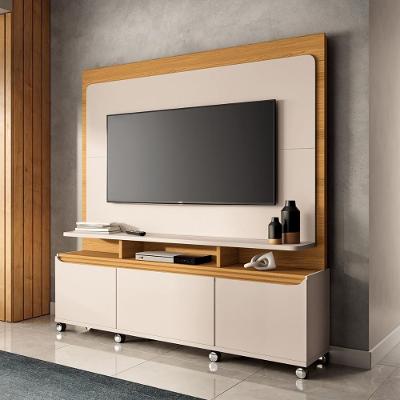 Home Painel Theater Quantum Sala 70" Off White/cinamomo