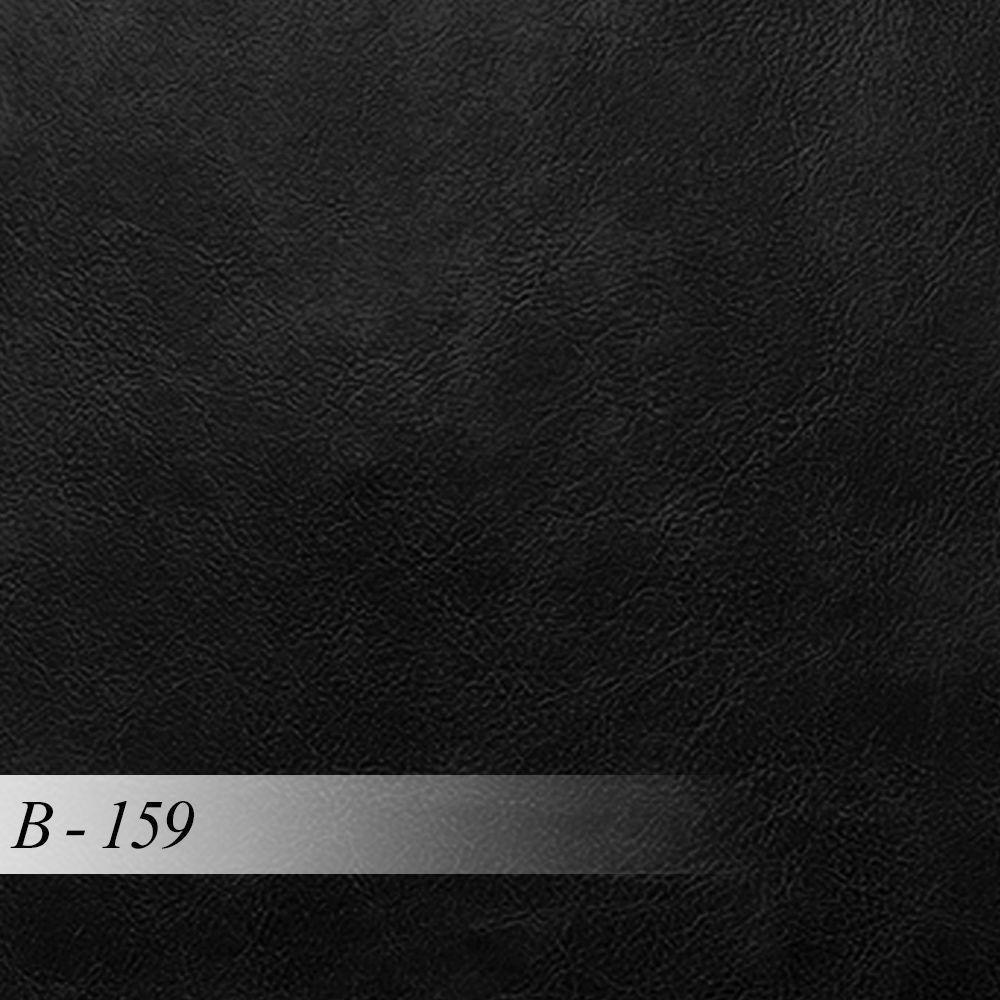 Sofá Decorativo 3 Lugares 210Cm Joel Curvo Com Encosto Pu Preto G15 - Gran Belo - 5