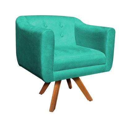 Kit 02 Poltronas Giratória Julia Verde Tiffany
