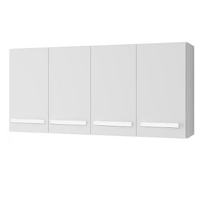 Armario Aereo 4p 120 Cm Mara Branco Mobbs Branco