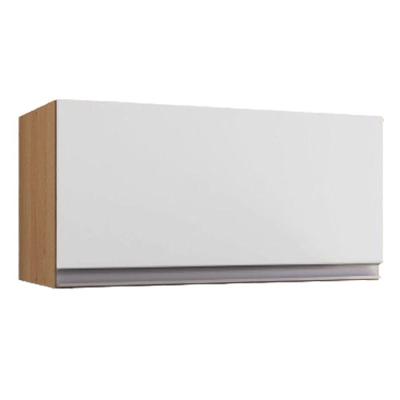 Armário Aéreo De Geladeira Para Cozinha 60 Cm Adriana Amêndoa/branco