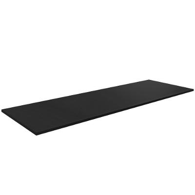 Tampo Para Balcão De Cozinha 160cm Mdp Preto - Ajl Móveis