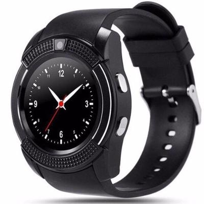 Relógio Smartwatch V8 Original Touch Bluetooth Gear Preto