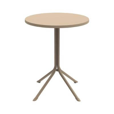 Mesa Redonda Gávea Rivatti 75cm Pp Fendi-aço Fendi