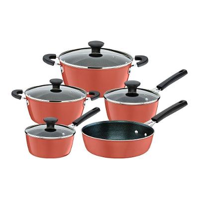 Jogo De Panelas Tramontina Glenz 28699410 Cobre Rose Rose 28699410