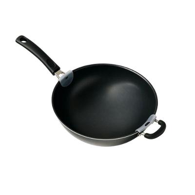 Frigideira Preta 34cm Indução Antiaderente Cabo De Baquelite