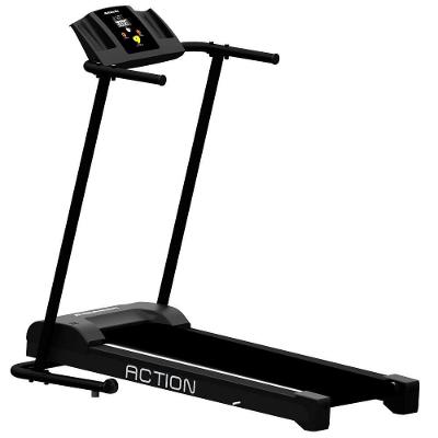 Esteira Elétrica Athletic Action Ergométrica 2W 10km-h Dobrável para Uso Residencial Bivolt