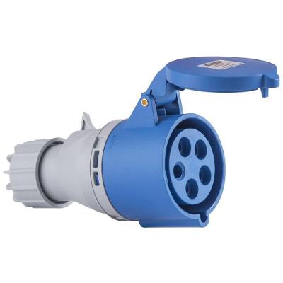 Tomada De Acoplamento Industrial 3p+n+t Tramontina 32 A 220-250 V 9 H Ip44 Tramontina