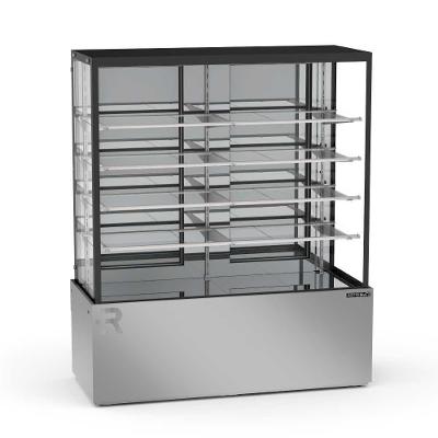 Vitrine Refrigerada 1,45 Metros 4 Prateleiras Titanium Premium Inox VTPRR1450 4p 220V - Refrimate