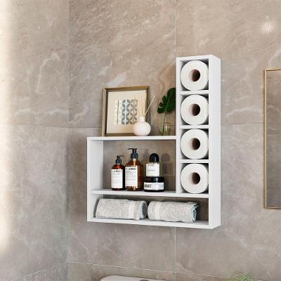Suporte Para Papel Higiênico Decorativo Romenia Branco