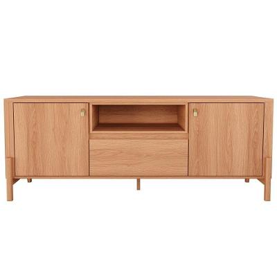 Rack Bancada Para Tv De Até 70 2 Portas 1 Gaveta Gleyce Jequitiba
