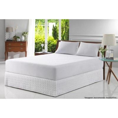 Protetor De Colchão Castor Queen Impermeável + Saúde Premium Percal 160x200x50cm