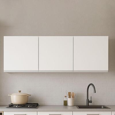 Armário Cozinha Aéreo 120cm 3 Portas Leticia A01 - D'rossi Cor Branco