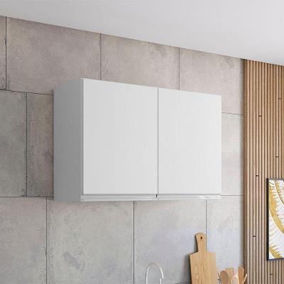 Armário Cozinha Aéreo 81cm Com 2 Portas Leticia A01 - D'rossi Cor Branco