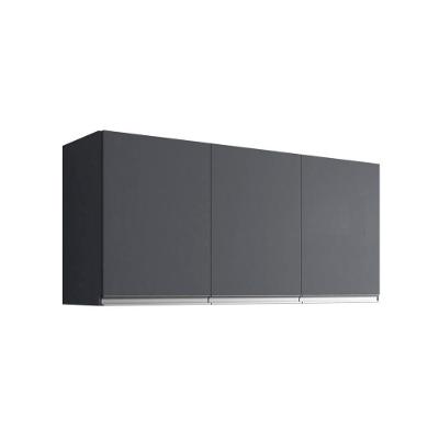 Armário Aéreo Para Cozinha Lavanderia Andréia 3 Portas 120cm Cinza-mabe Magazine