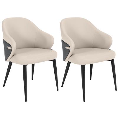 Kit 2 Cadeiras De Jantar Estofada Milano Design Italiano
