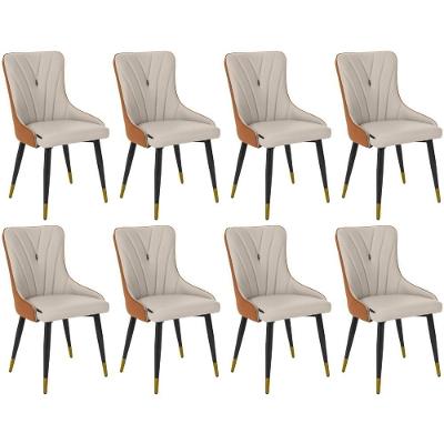 Kit 8 Cadeiras De Jantar Estofada Verona Design Italiano
