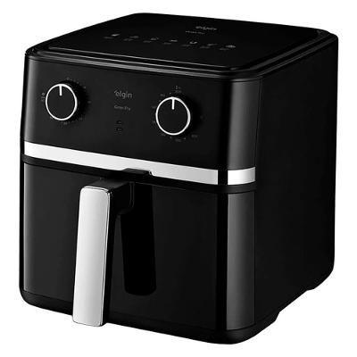 Fritadeira Elétrica Air Fryer Elgin Gran Fry 8L Preto 220V