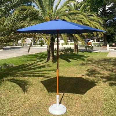 Ombrelone Central Em Alumínio Para área Trama Original Azul