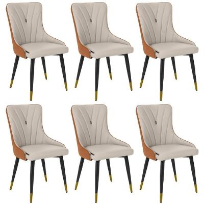 Kit 6 Cadeiras De Jantar Estofada Verona Design Italiano
