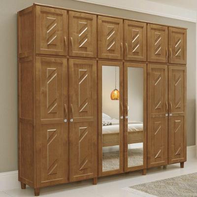 Guarda-roupa 12 Portas 3 Gavetas Grécia Imbuia Madeira Pinus - Cavazotto