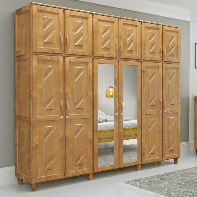 Guarda-roupa 12 Portas 3 Gavetas Grécia Freijó Madeira Pinus - Cavazotto