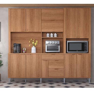 Armário De Cozinha 10 Portas 4 Gavetas Astra Jequitibá - Lukaliam