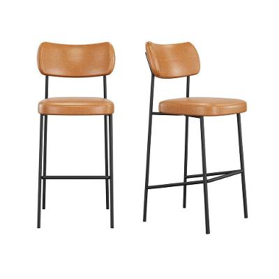 Conjunto 02 Banquetas Altas Mona Courissimo - Ssx Multicoisas Whisky