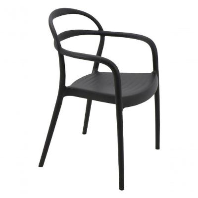 Cadeira Tramontina Sissi Eco Com Braços Preto