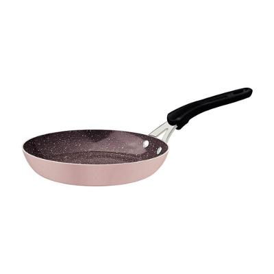 Frigideira Tramontina Tunis Em Alumínio Com Revestimento Externo Rosa Trufado 28cm