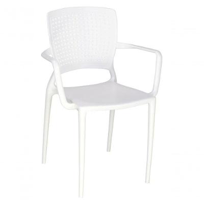 Cadeira Tramontina Safira Com Braços Branco