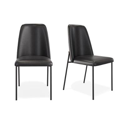 Conjunto 02 Cadeiras Livia Courissimo Preto - Ssx Multicoisas