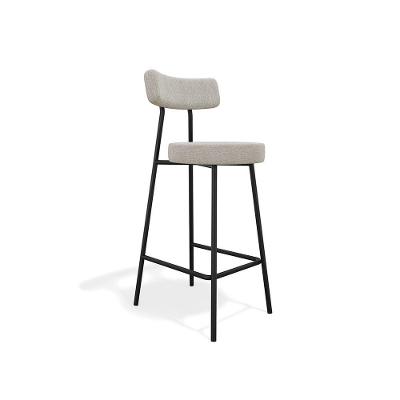 Banqueta Alta Bock Linho - Ssx Multicoisas Cinza
