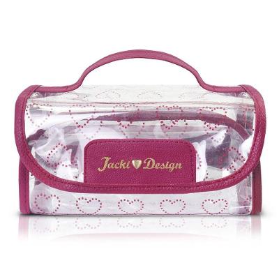 Necessaire Rocambole Transparente Jacki Design - Love Vinho