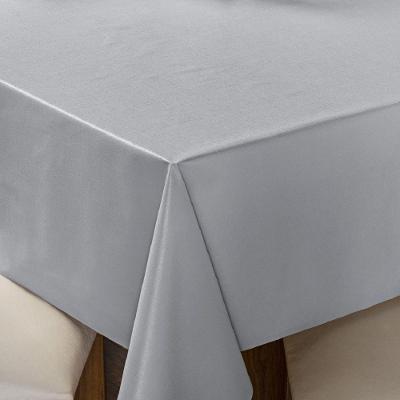 Toalha De Mesa 4 Lugares Térmica Impermeável 1,40 M X 1,40 M 100% Policloreto De Vinila - Cinza