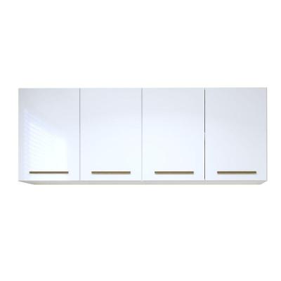 Lavanderia Modulada Guarapari 2 Armários Aéreos - Kaiki Móveis Branco