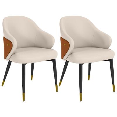 Kit 2 Cadeiras De Jantar Estofada Milano Design Italiano