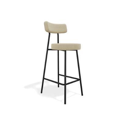 Banqueta Alta Bock Linho - Ssx Multicoisas Gengibre