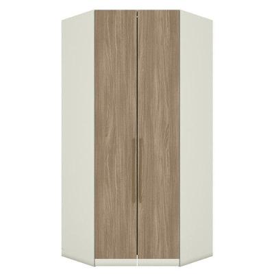 Guarda Roupa Modulado Canto Closet Seletto 2 Portas Areia-jequitibá - Móveis Henn Areia-jequitibá