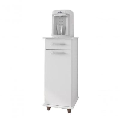Balcão Para Cozinha Compacto Viena Branco Brilho - Móveis Fiorello
