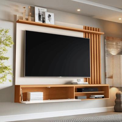 Home Supenso Tv 70 Pol Ripado Sala Estar Off White Nature Off White Nature