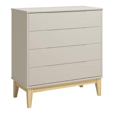 Cômoda Gaveteiro Classic Elfe Areia Acetinado Natural - Reller