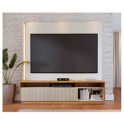 Estante Home Theater Ambiente Jordão Off White Freijó - Colibri
